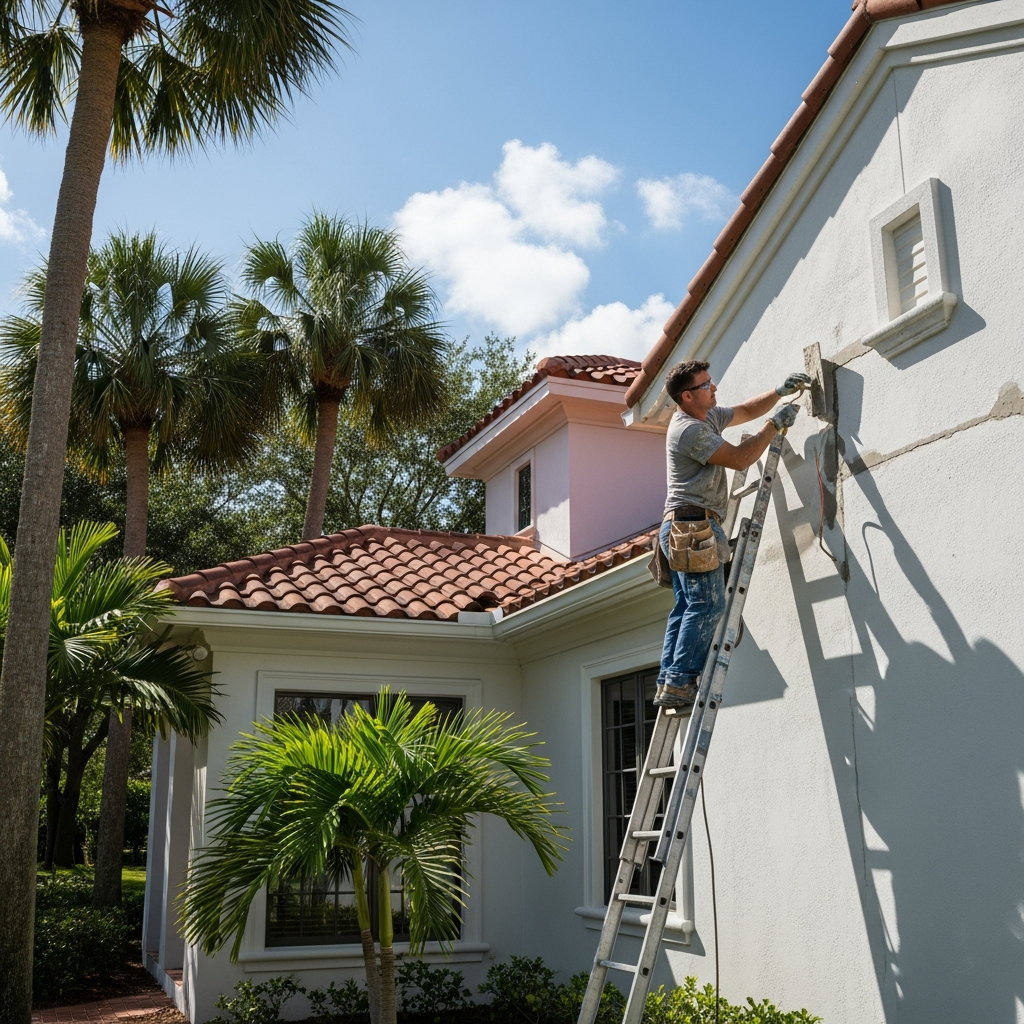Full Stucco Refinishing & Re-Coating